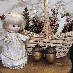 Martha Stewart Acorn Christmas Ornaments  set of 2